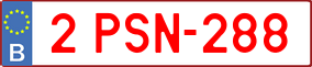 Truck License Plate